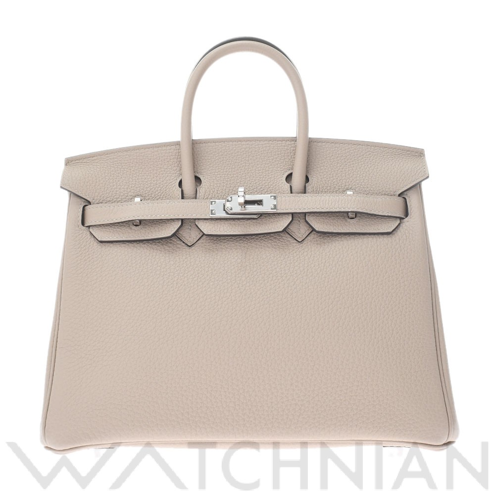 エルメス バーキン 25 トゥルティエールグレー/パラジウム金具 トゴ レディース バッグ 【未使用】【bag】