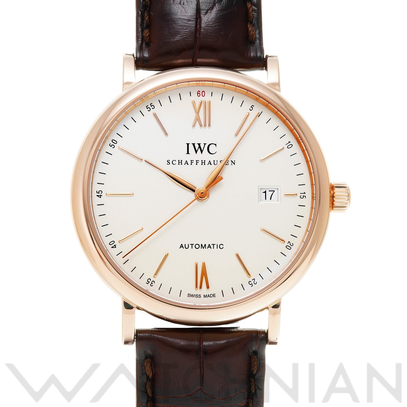 IWC ポートフィノ オートマティック IW356504 シルバーメッキ メンズ 時計 【中古】【wristwatch】
