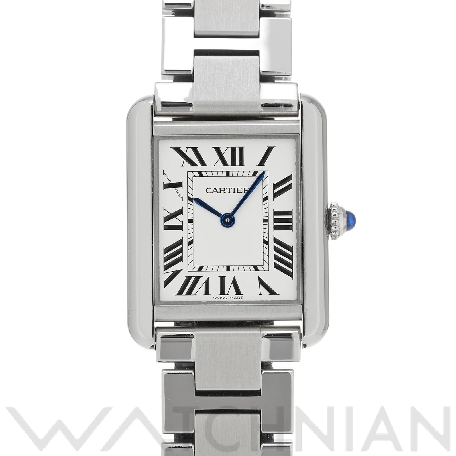 カルティエ タンク ソロ SM W5200013 シルバー レディース 時計 【中古】【wristwatch】