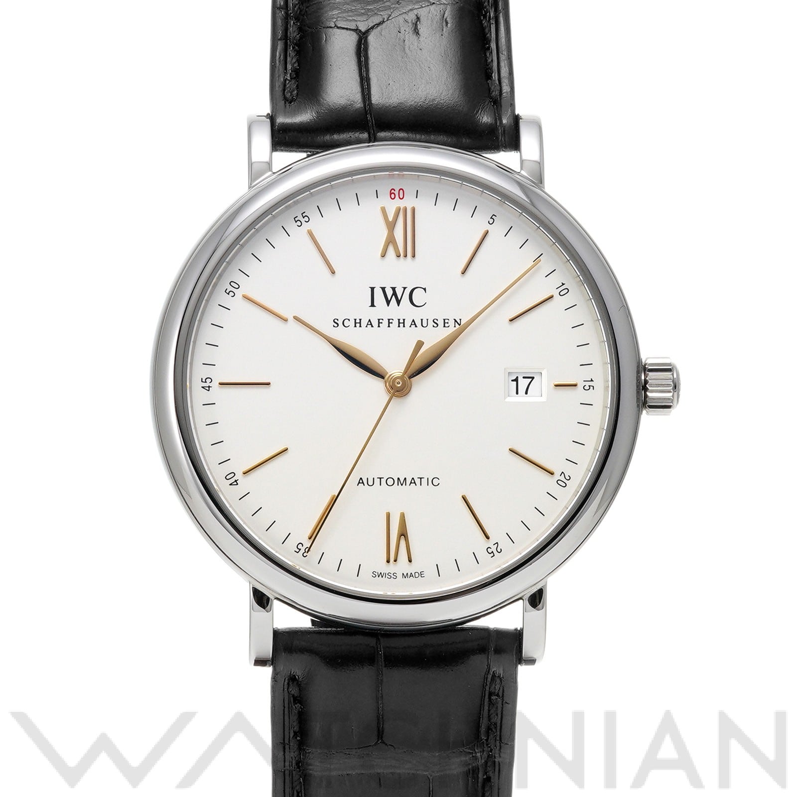 IWC ポートフィノ オートマティック IW356517 シルバー メンズ 時計 【中古】【wristwatch】