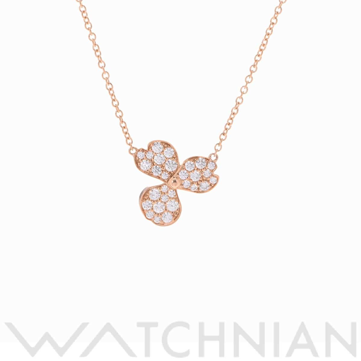 ティファニー ペーパーフラワーネックレス ミニ  ゴールド K18ピンクゴールド PG レディース ジュエリー 【中古】【jewelry】