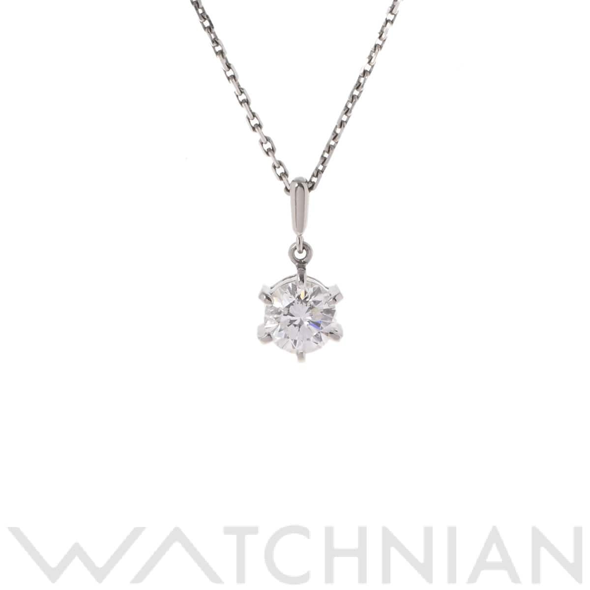ミキモト ダイヤネックレス 1.10ct シルバー Pt950プラチナ レディース ジュエリー 【中古】【jewelry】