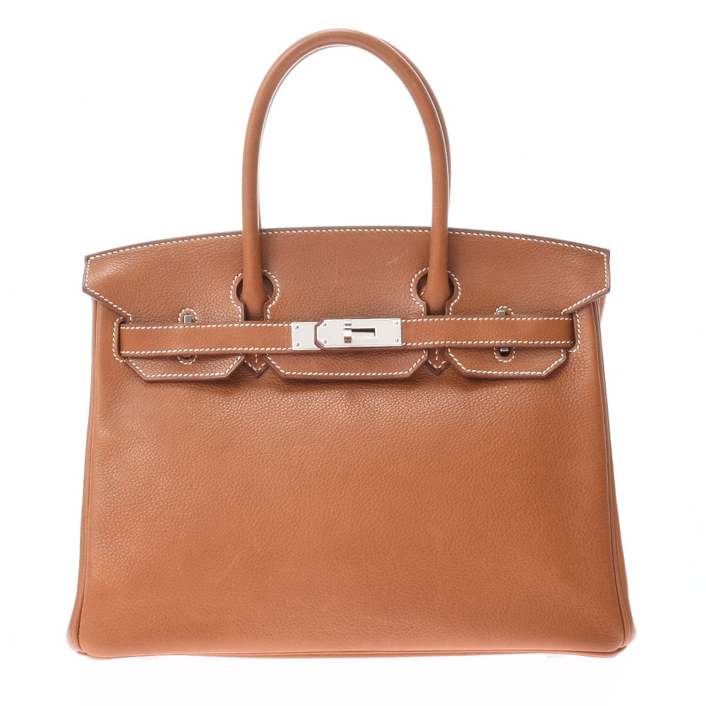 エルメス バーキン 30 フォーブ/パラジウム金具 バレニアフォーブル レディース バッグ 【中古】【bag】
