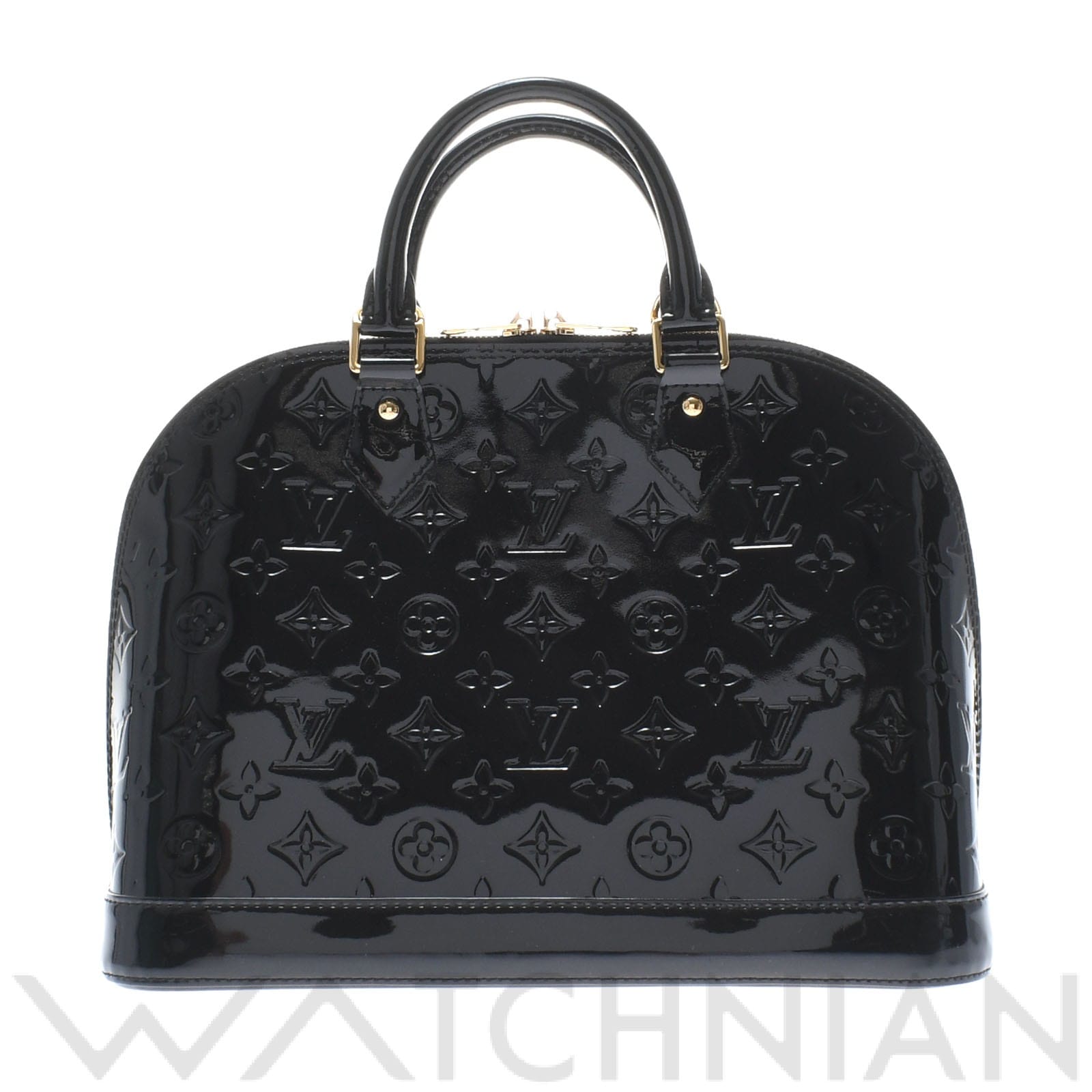 ルイ ヴィトン ヴェルニ アルマ PM ノワール M90185 モノグラムヴェルニ レディース バッグ 【中古】【bag】