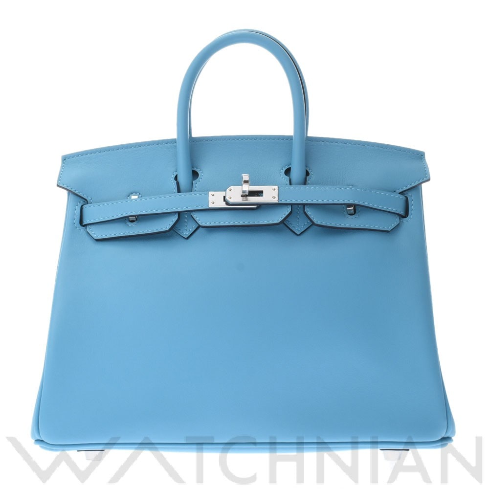 エルメス バーキン 25 ブルーノール/パラジウム金具 ヴォースイフト レディース バッグ 【未使用】【bag】