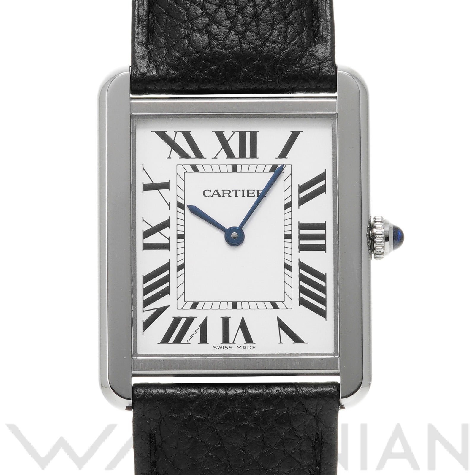 カルティエ タンク ソロ LM WSTA0028 シルバー メンズ 時計 【中古】【wristwatch】