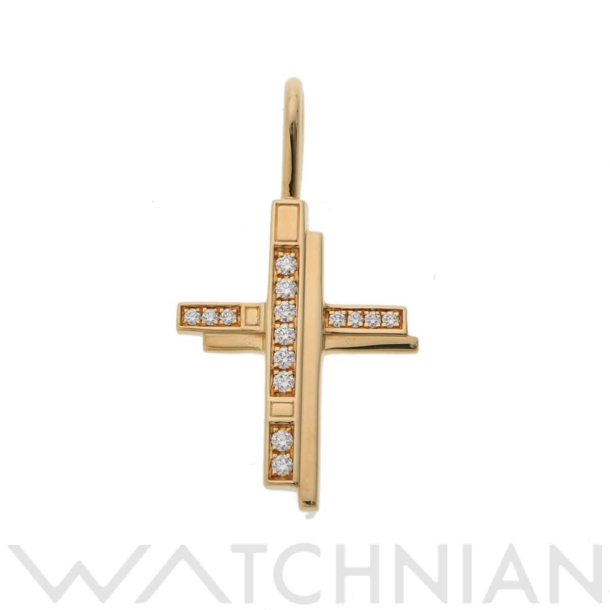 ハリー ウィンストン トラフィック クロス チャーム ゴールド K18イエローゴールド YG レディース ジュエリー 【中古】【jewelry】
