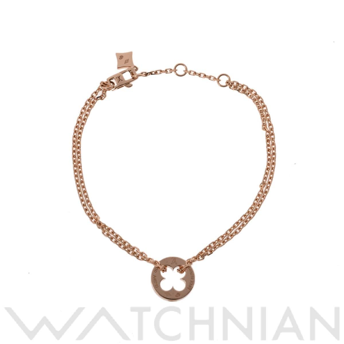 ルイ ヴィトン ブラスレ チェーン アンプラント ゴールド K18ピンクゴールド PG レディース ジュエリー 【中古】【jewelry】