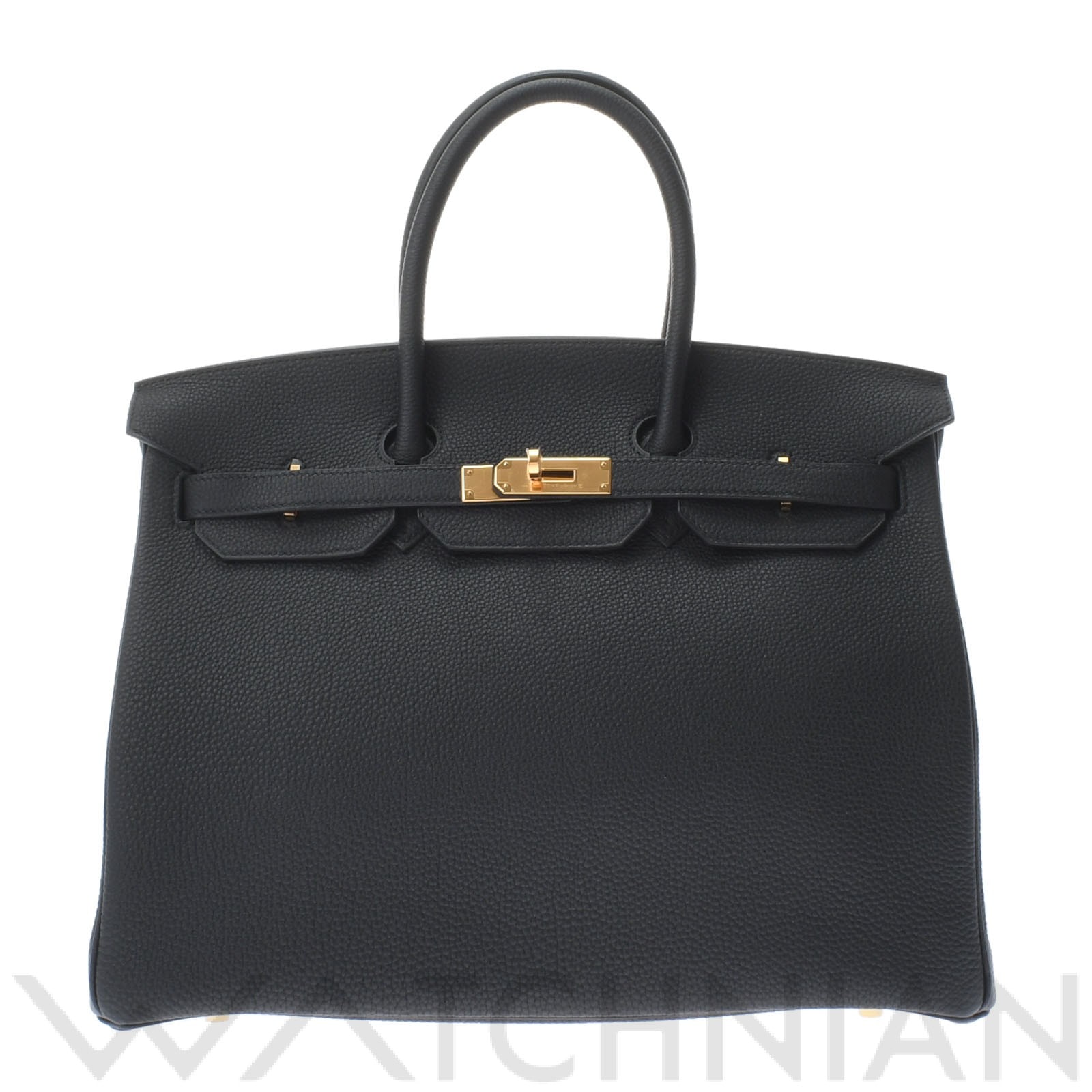 エルメス バーキン 35 黒/ゴールド金具 トゴ ユニセックス バッグ 【未使用】【bag】