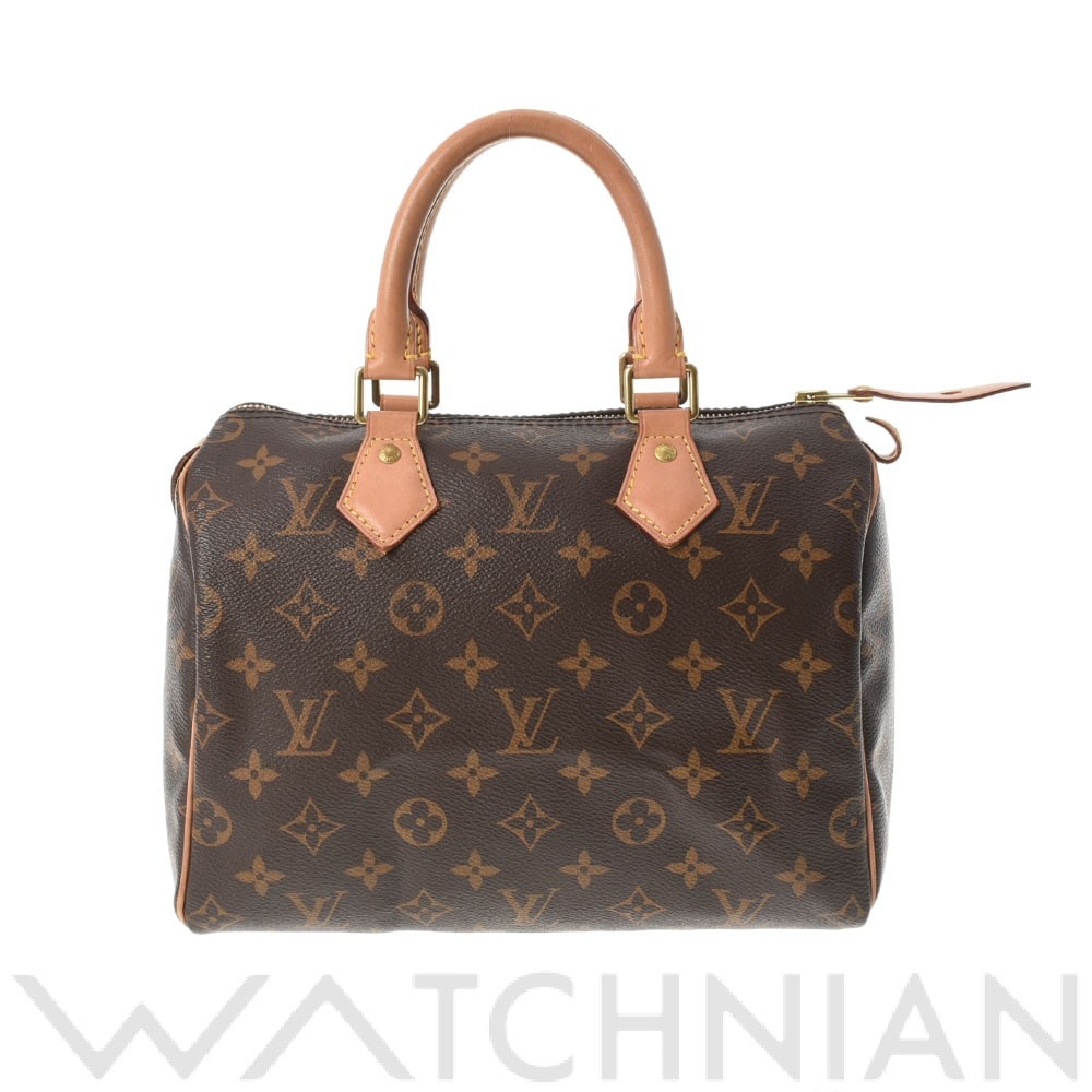ルイ ヴィトン モノグラム スピーディ 25 ブラウン M41109 モノグラムキャンバス レディース バッグ 【中古】【bag】