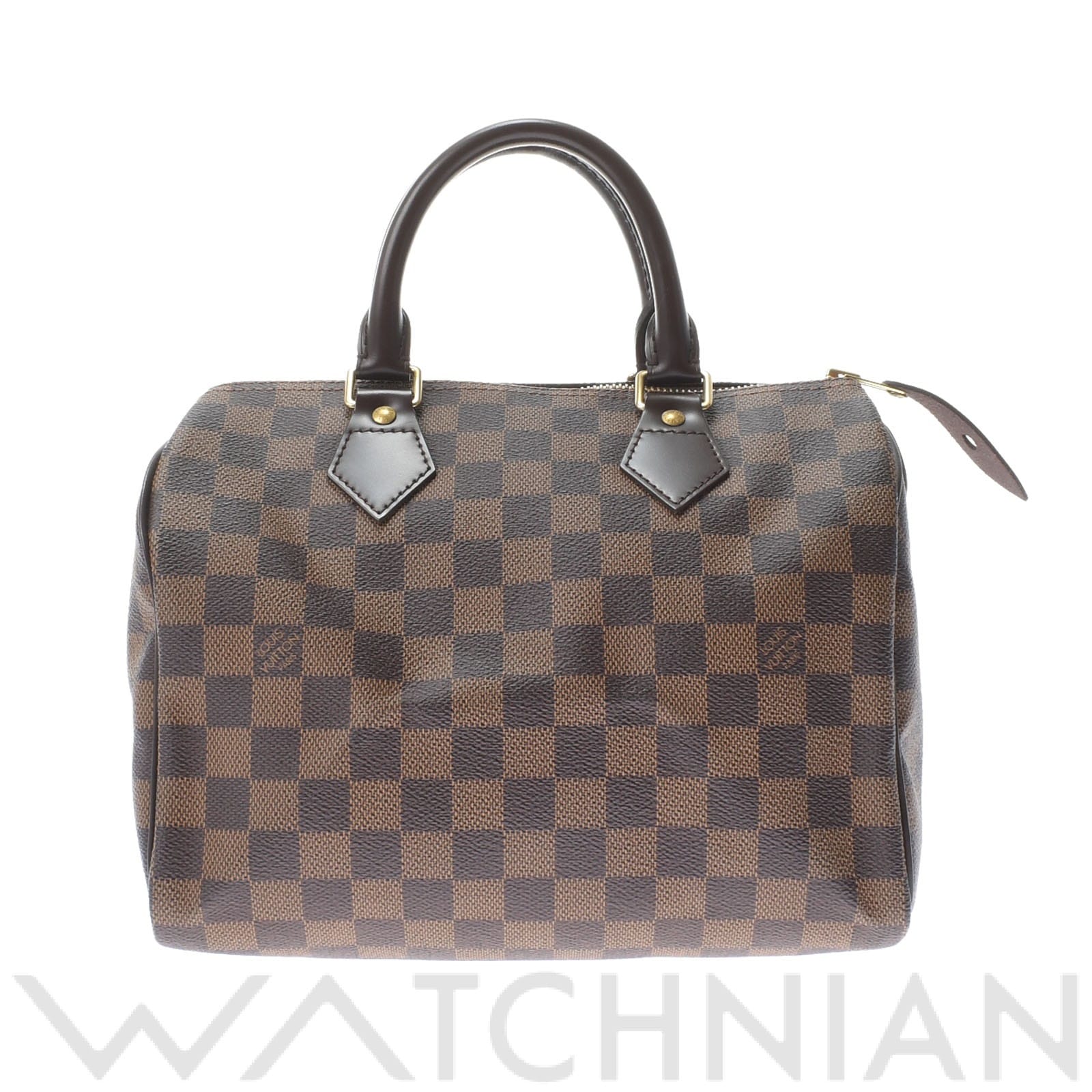 ルイ ヴィトン ダミエ スピーディ 25 ブラウン/エベヌ N41365 ダミエキャンバス レディース バッグ 【中古】【bag】