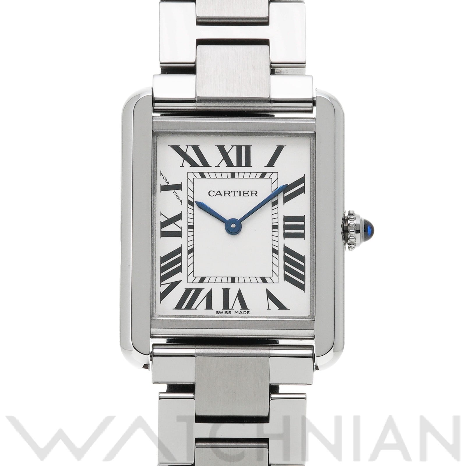 カルティエ タンク ソロ SM W5200013 シルバー レディース 時計 【中古】【wristwatch】