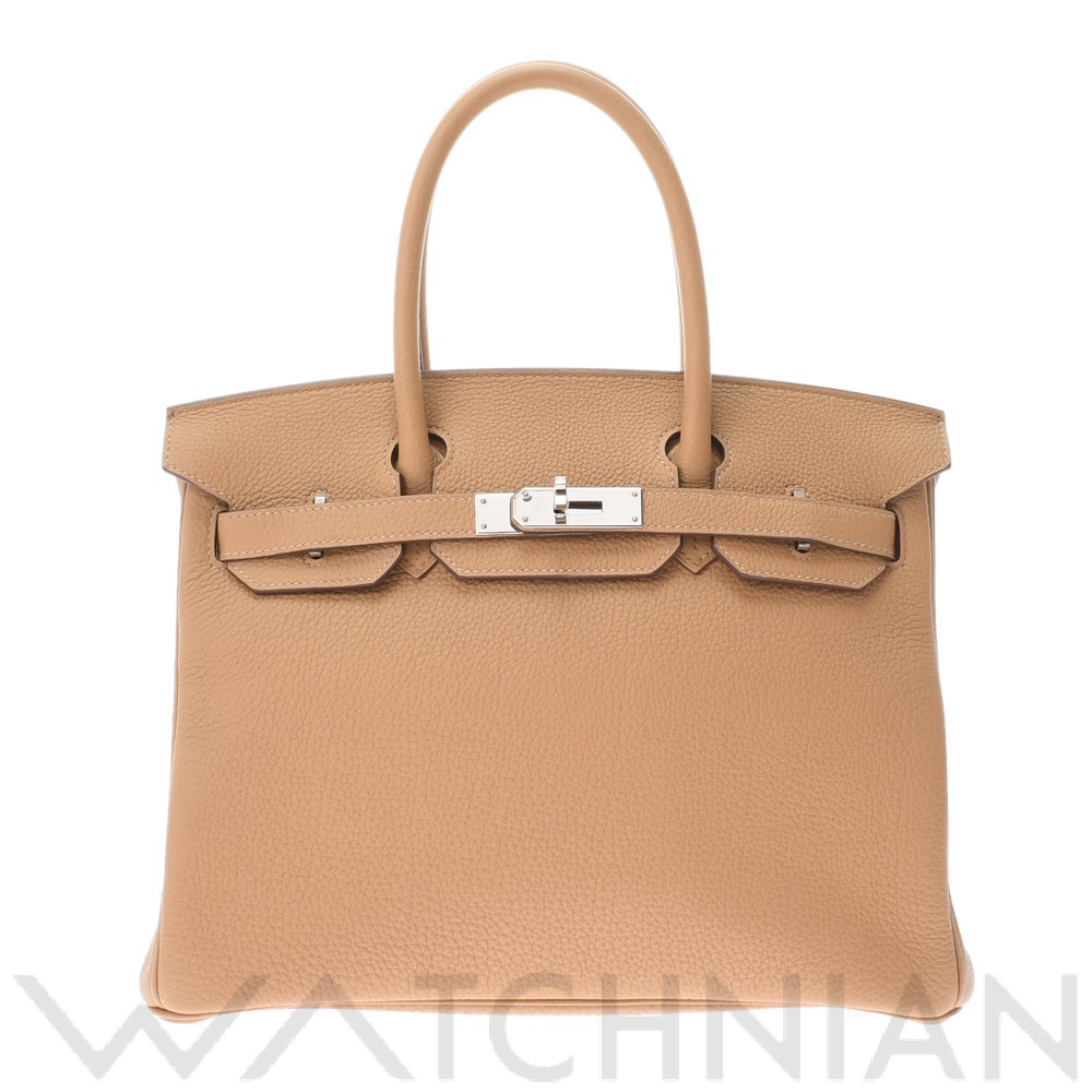 エルメス バーキン 30 ビスキュイ/パラジウム金具 トゴ レディース バッグ 【中古】【bag】