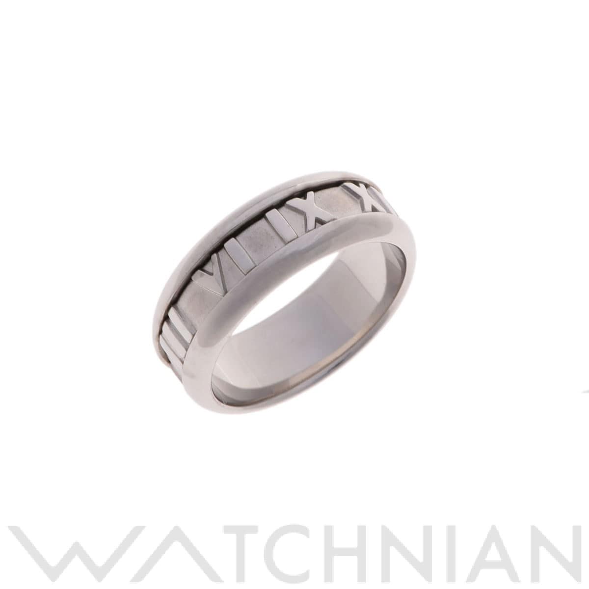 ティファニー アトラスリング シルバー K18ホワイトゴールド WG レディース ジュエリー 【中古】【jewelry】