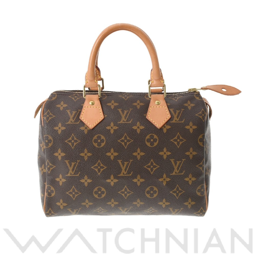 ルイ ヴィトン モノグラム スピーディ 25 ブラウン M41528 モノグラムキャンバス レディース バッグ 【中古】【bag】
