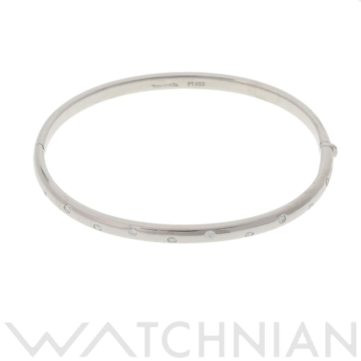 ティファニー ドッツバングル 10PD シルバー Pt950プラチナ レディース ジュエリー 【中古】【jewelry】