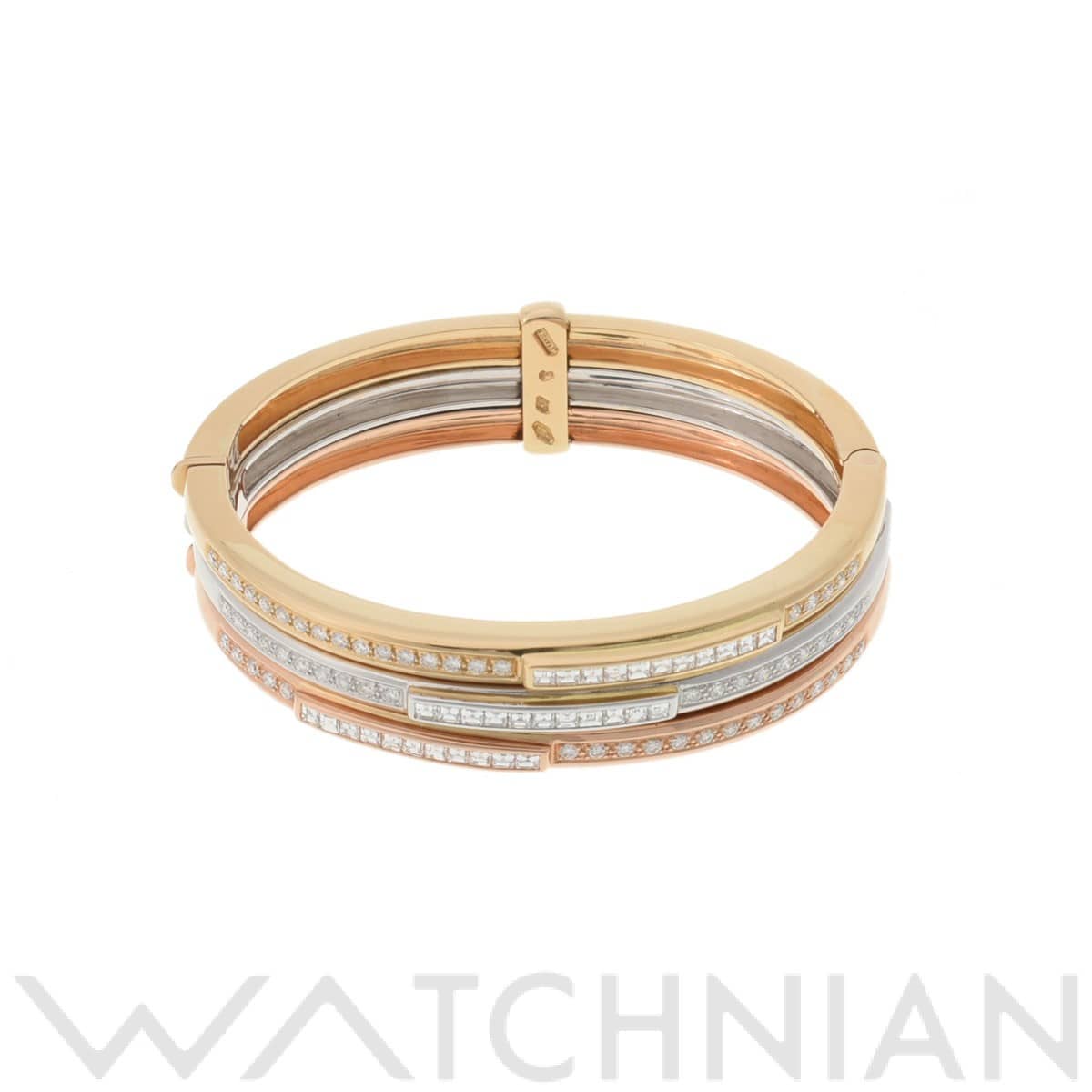 モワード ダイヤブレスレット ダイヤ ゴールド K18YG/WG/PG レディース ジュエリー 【中古】【jewelry】