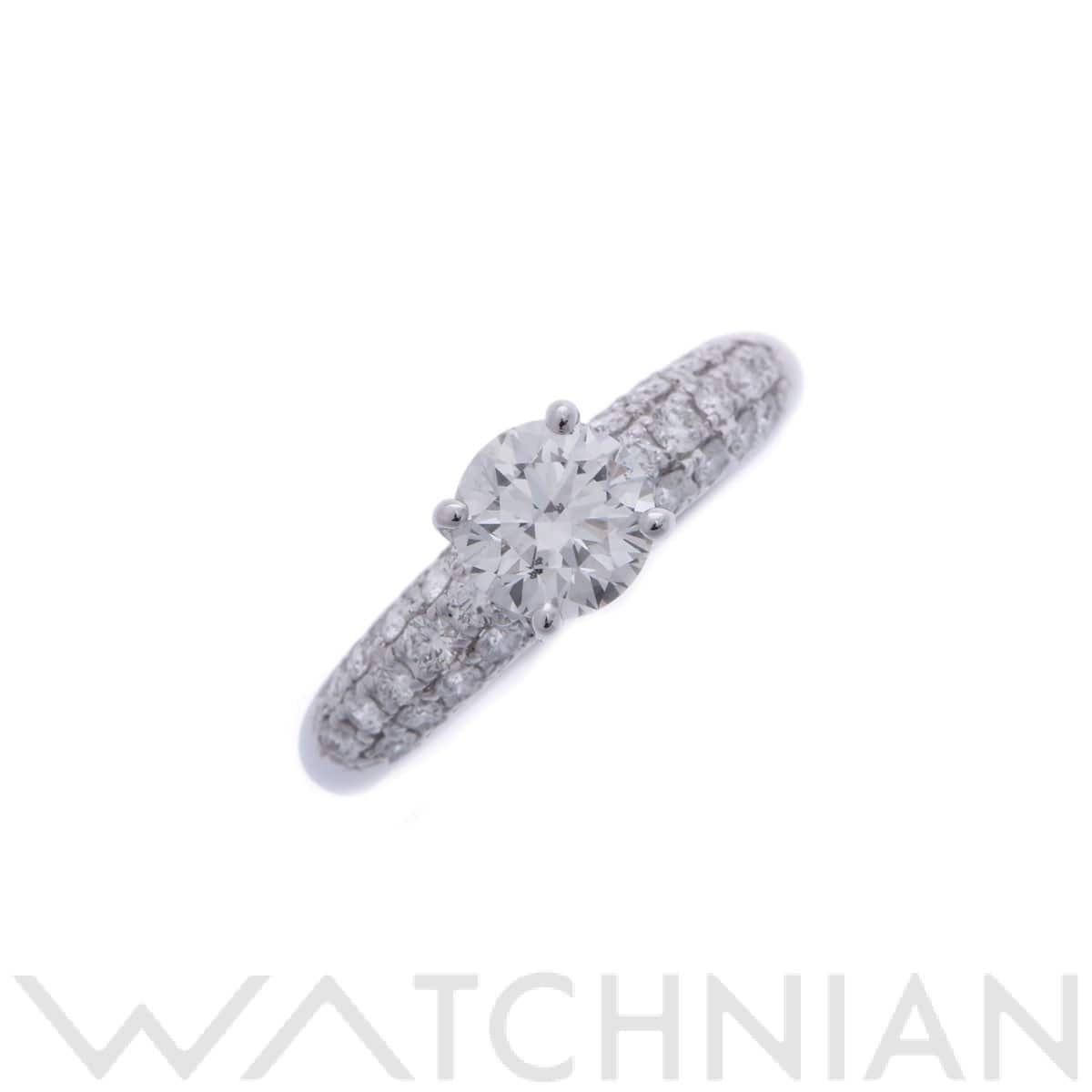 タサキ ダイヤリング D1.002ct D0.50ct シルバー Pt1000プラチナ レディース ジュエリー 【中古】【jewelry】