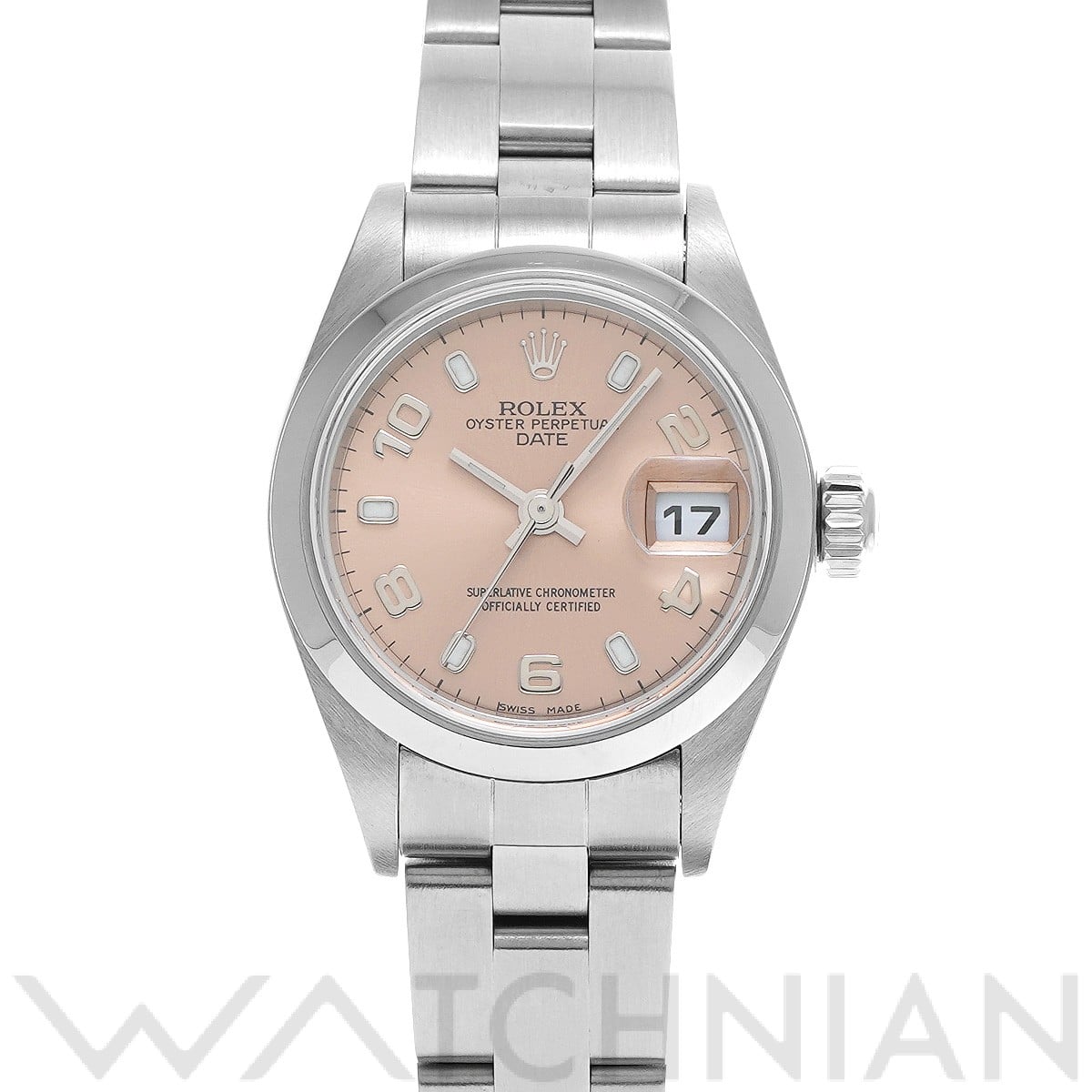 ロレックス オイスター パーペチュアル デイト 79160 ピンク レディース 時計 【中古】【wristwatch】