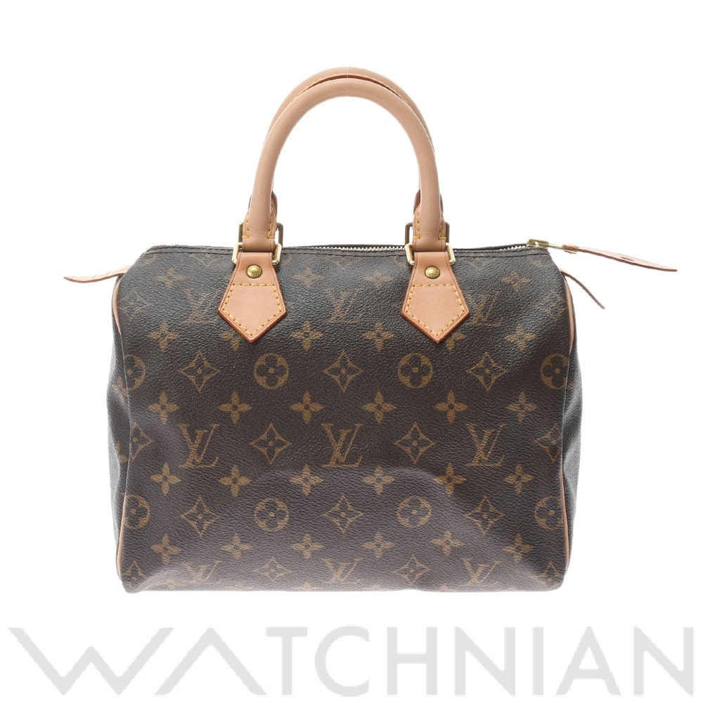ルイ ヴィトン モノグラム スピーディ 25 ブラウン M41528 モノグラムキャンバス レディース バッグ 【中古】【bag】