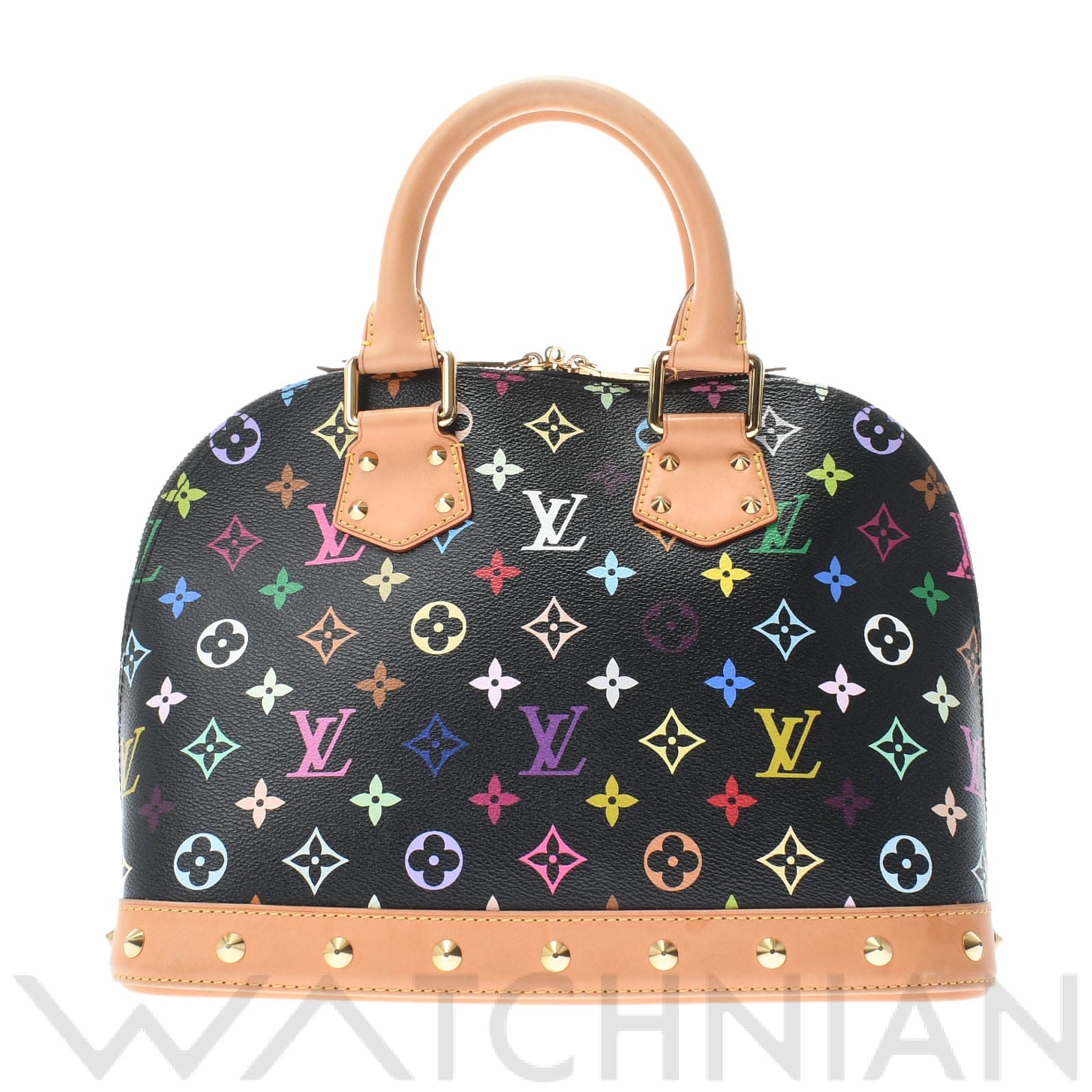 ルイ ヴィトン モノグラムマルチカラー アルマ 新型 ノワール M40444 レディース バッグ 【中古】【bag】