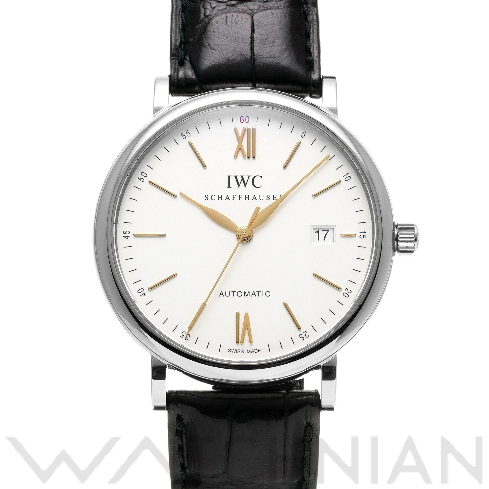 IWC ポートフィノ オートマティック IW356517 シルバー メンズ 時計 【中古】【wristwatch】