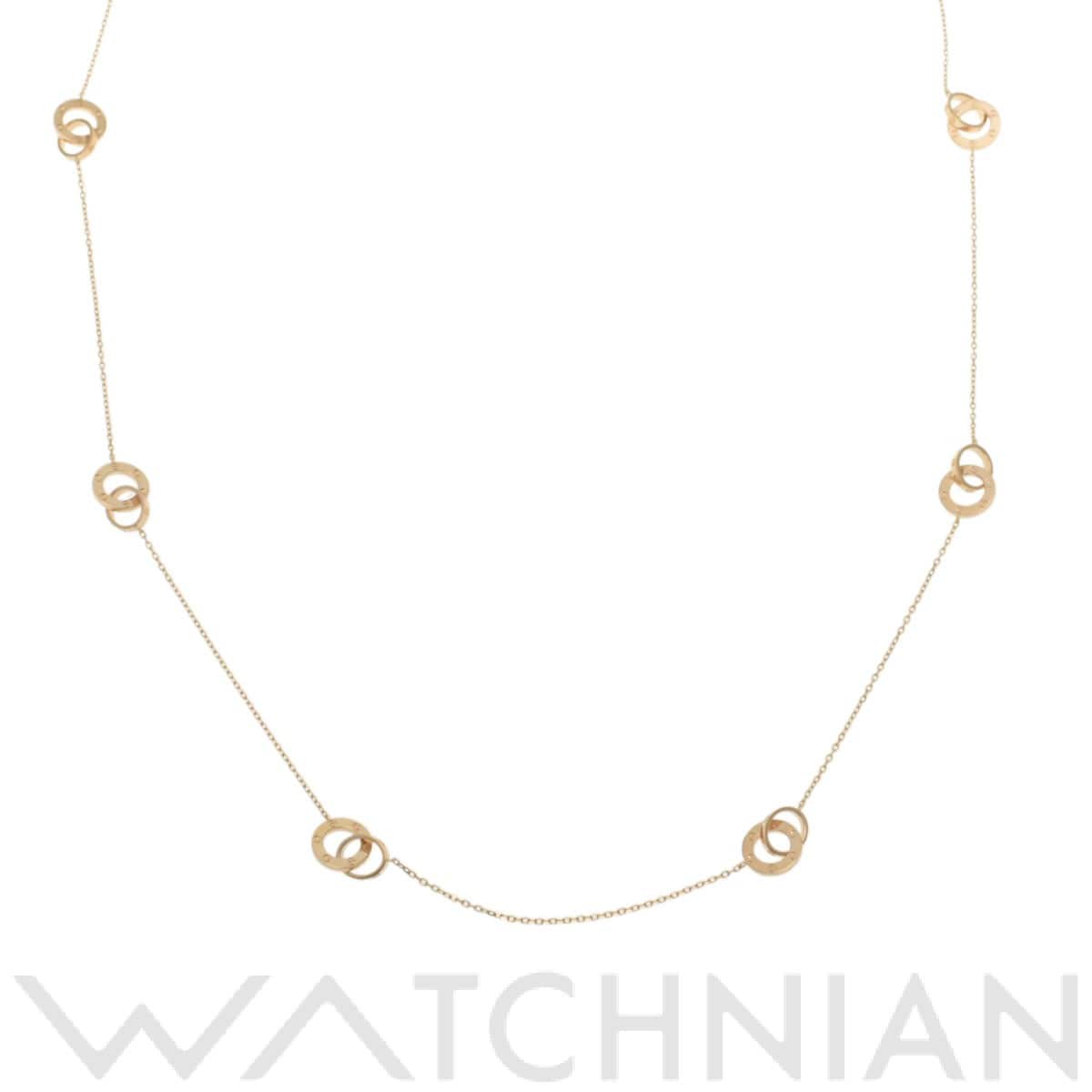 カルティエ ラブ サークル ロングネックレス ゴールド K18イエローゴールド YG レディース ジュエリー 【中古】【jewelry】