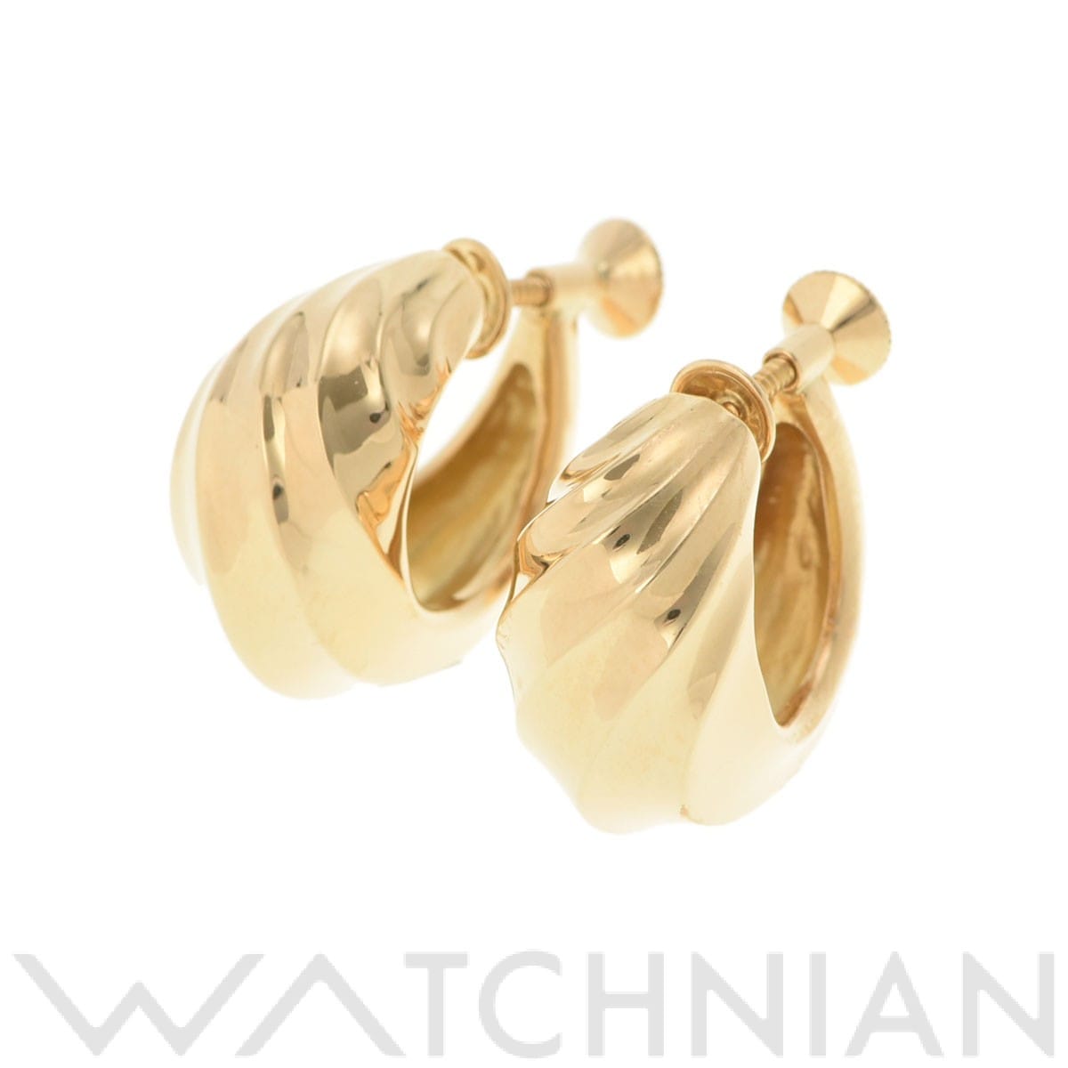 ミキモト フープデザイン ゴールド K18イエローゴールド YG レディース ジュエリー 【中古】【jewelry】