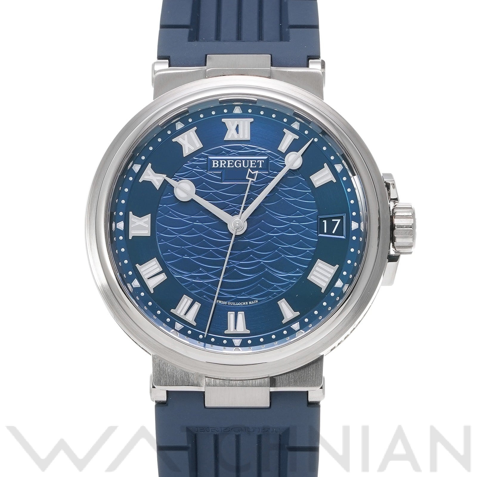 ブレゲ マリーン 5517BB/Y2/9ZU ブルー メンズ 時計 【中古】【wristwatch】