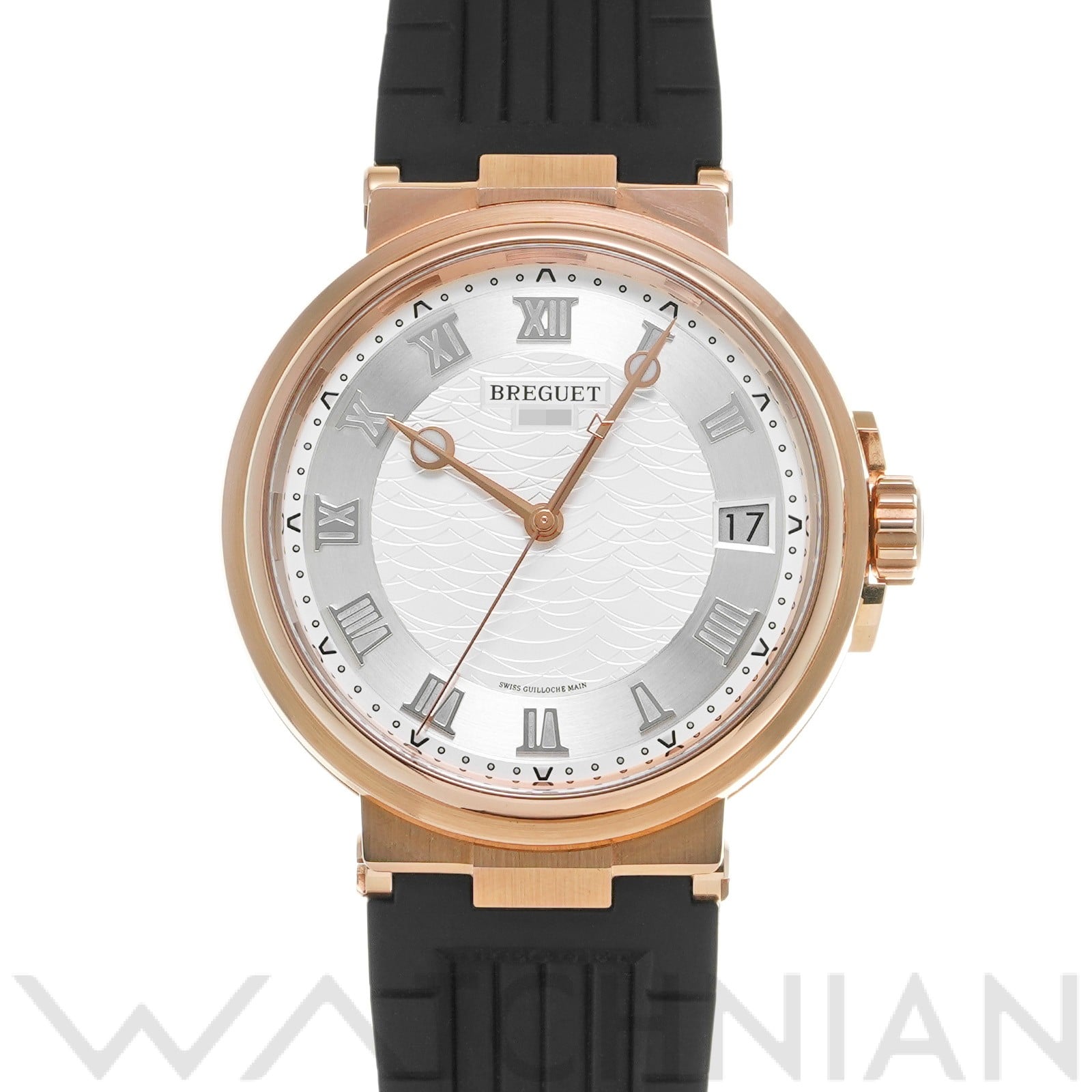 ブレゲ マリーン 5517BR/12/9ZU シルバー メンズ 時計 【中古】【wristwatch】