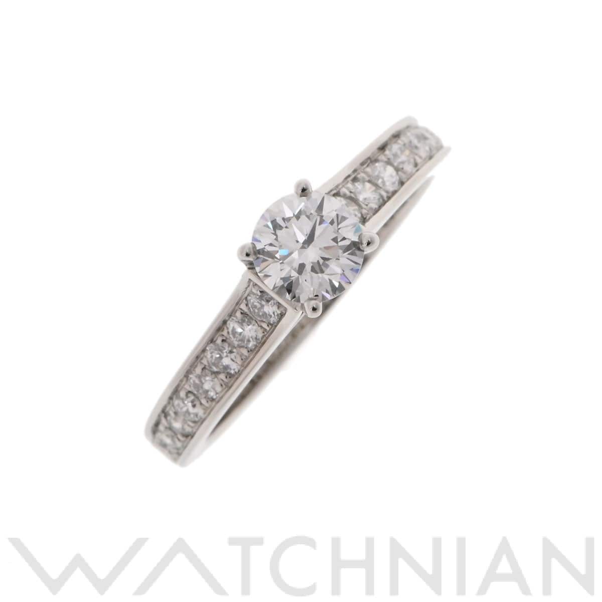 カルティエ MKコーフィルリング ダイヤ0.42ct #48 シルバー Pt950プラチナ レディース ジュエリー 【中古】【jewelry】