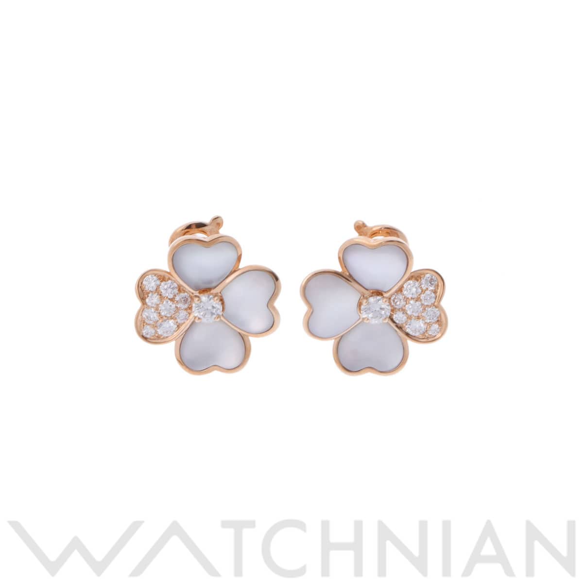 ヴァン クリーフ&アーペル コスモス ピアス ゴールド VCAR058X00 K18ピンクゴールド PG レディース ジュエリー 【中古】【jewelry】