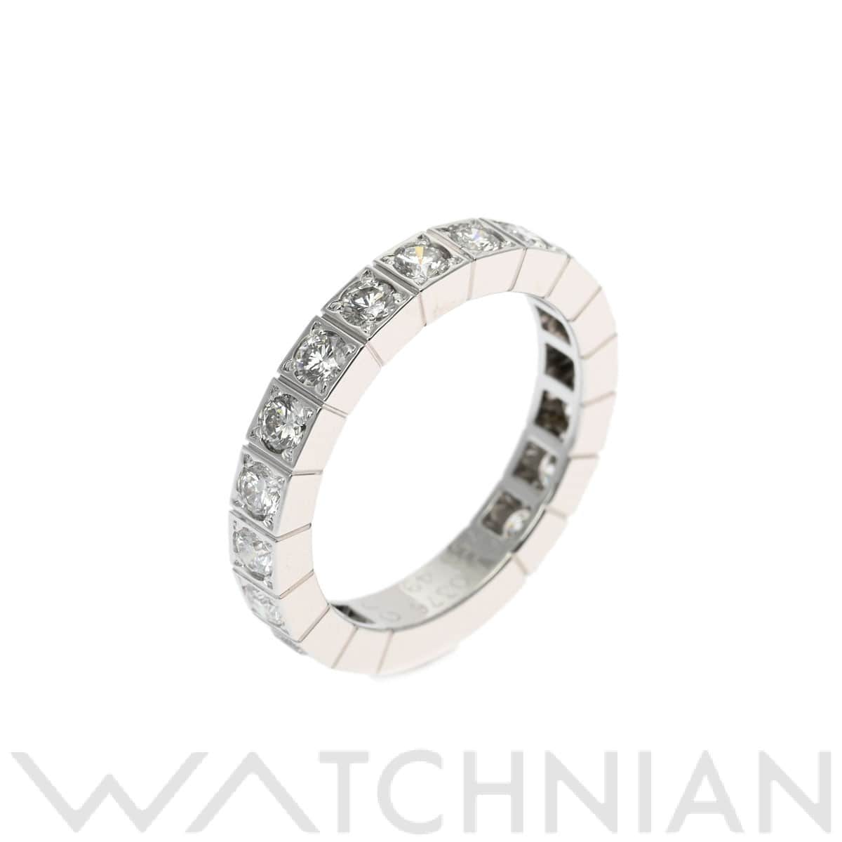 カルティエ ラニエール リング フルダイヤ #49 シルバー K18ホワイトゴールド WG レディース ジュエリー 【中古】【jewelry】