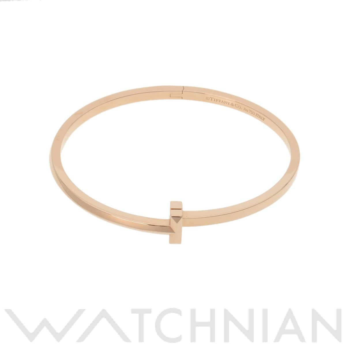 ティファニー Tワン ナロー ブレスレット ゴールド K18ピンクゴールド PG レディース ジュエリー 【中古】【jewelry】