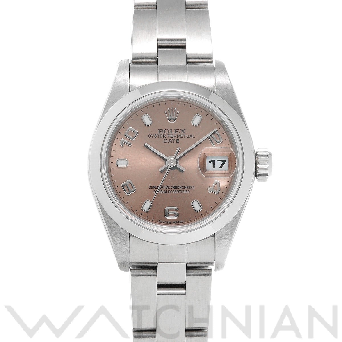 ロレックス オイスター パーペチュアル デイト 79160 ピンク レディース 時計 【中古】【wristwatch】