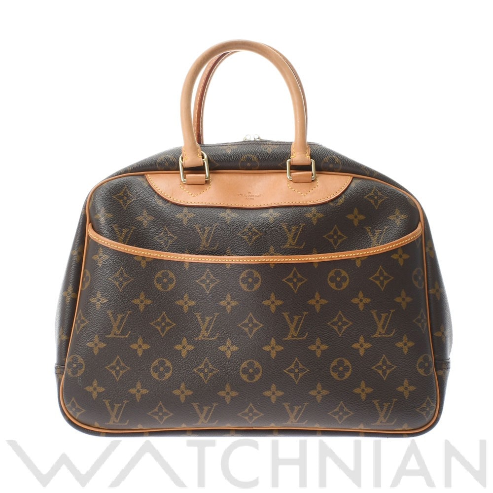 ルイ ヴィトン モノグラム ドーヴィル ブラウン M47270 モノグラムキャンバス レディース バッグ 【中古】【bag】