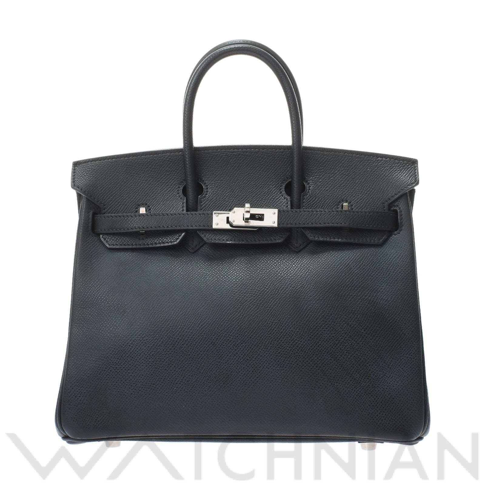 エルメス バーキン 25 ブラック/パラジウム金具 ヴォーエプソン レディース バッグ 【中古】【bag】