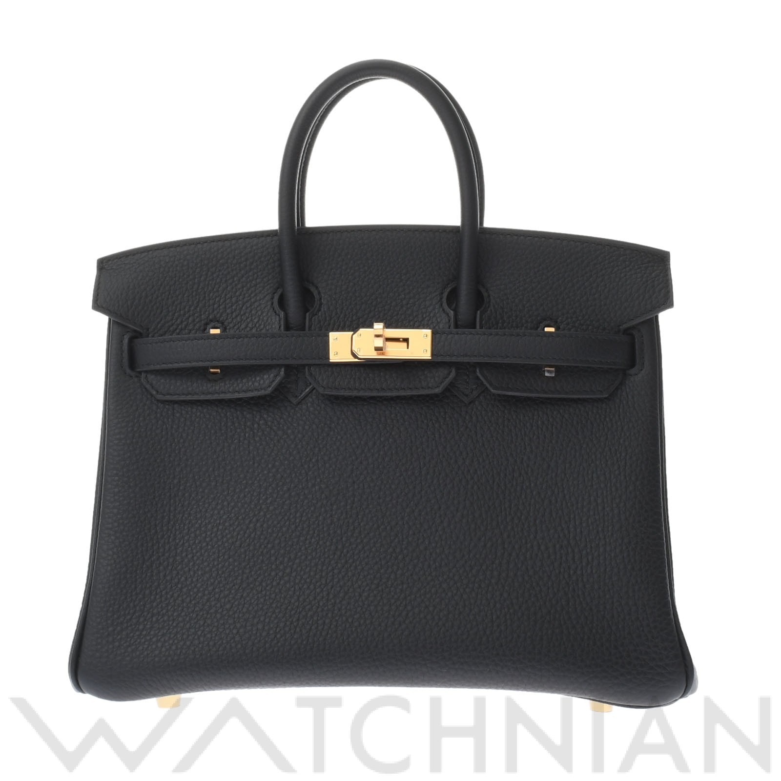 エルメス バーキン 25 ブラック/ゴールド金具 トゴ レディース バッグ 【未使用】【bag】