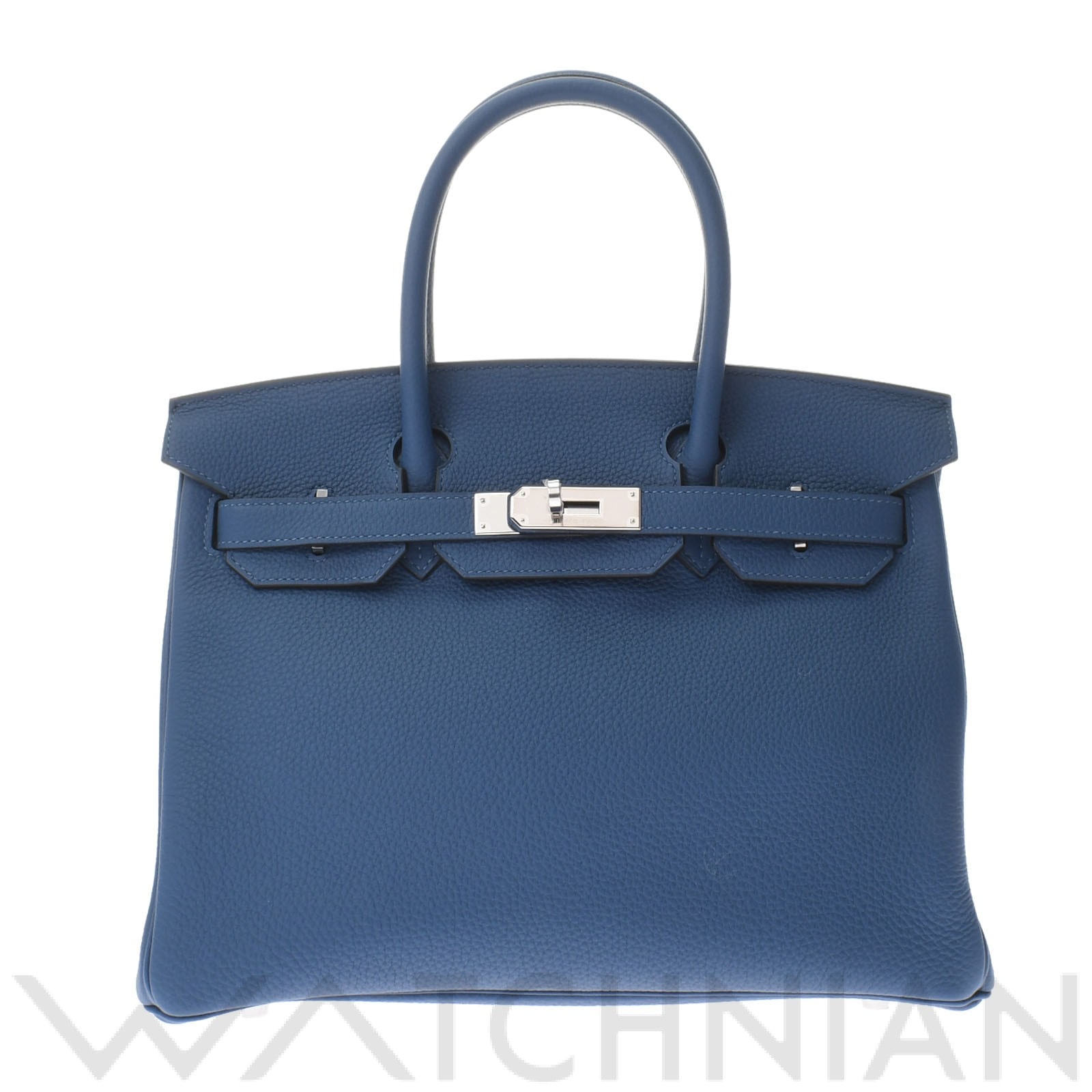 エルメス バーキン 30 ディープブルー/パラジウム金具 トゴ レディース バッグ 【未使用】【bag】