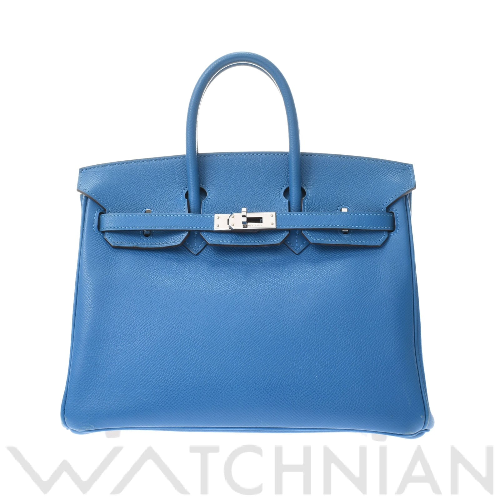 エルメス バーキン 25 ミコノス/パラジウム金具 ヴォーエプソン レディース バッグ 【中古】【bag】
