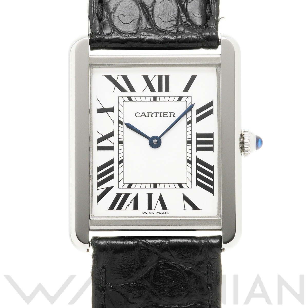 カルティエ タンク ソロ LM W5200003 シルバー メンズ 時計 【中古】【wristwatch】