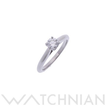 カルティエ ソリテールリング #48 シルバー N4139248 Pt950プラチナ レディース ジュエリー 【中古】【jewelry】