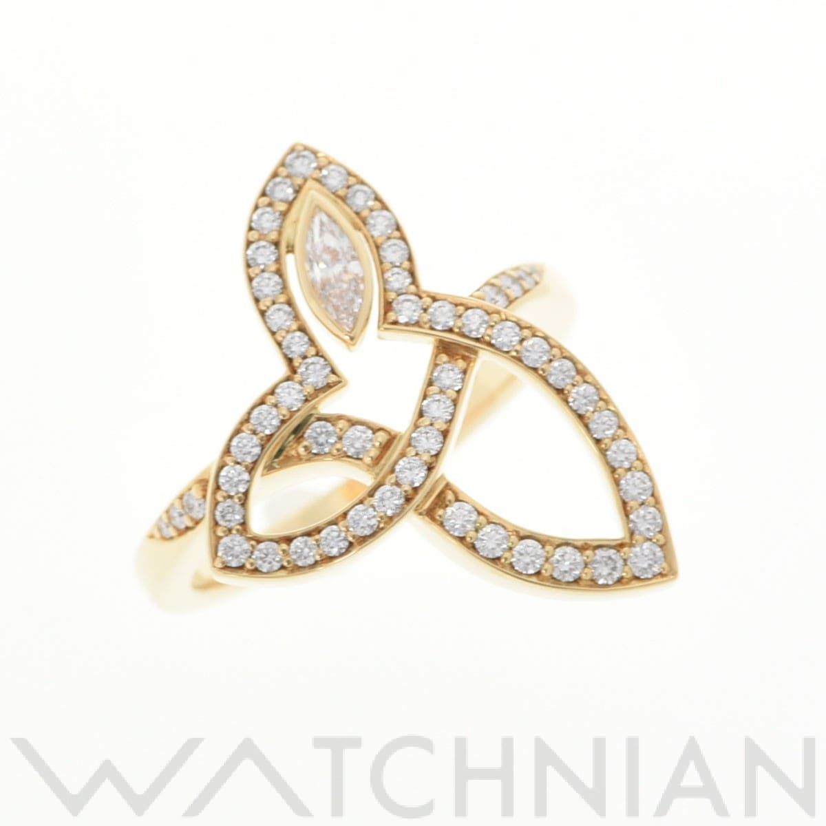 ハリー ウィンストン リリークラスター ゴールド K18イエローゴールド YG/ダイヤモンド レディース ジュエリー 【中古】【jewelry】