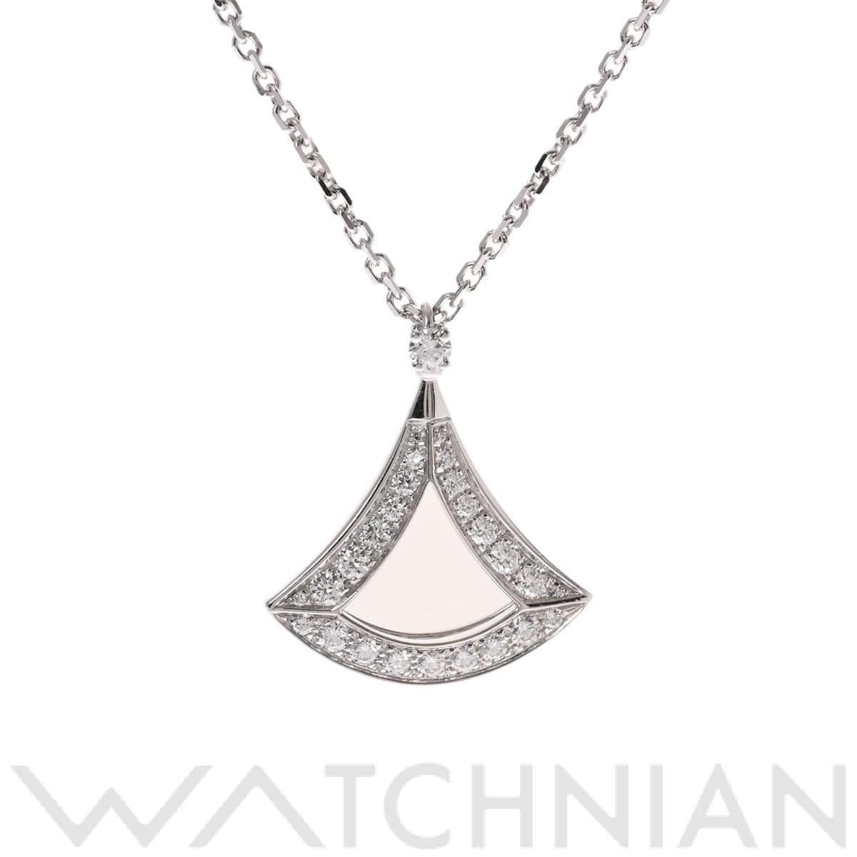 ブルガリ ディーヴァドリーム MM ダイヤ シルバー K18ホワイトゴールド WG レディース ジュエリー 【中古】【jewelry】