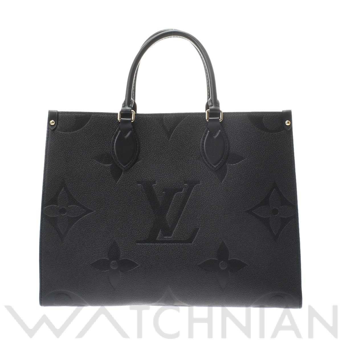 ルイ ヴィトン モノグラムアンプラント オンザゴーMM 2WAY ノワール M45595 レザー レディース バッグ 【中古】【bag】