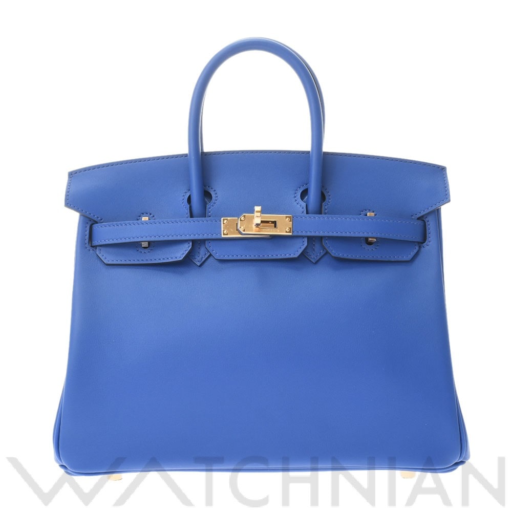 エルメス バーキン 25 ブルーロワイヤル/ゴールド金具 ヴォージョナサン レディース バッグ 【新品】【bag】