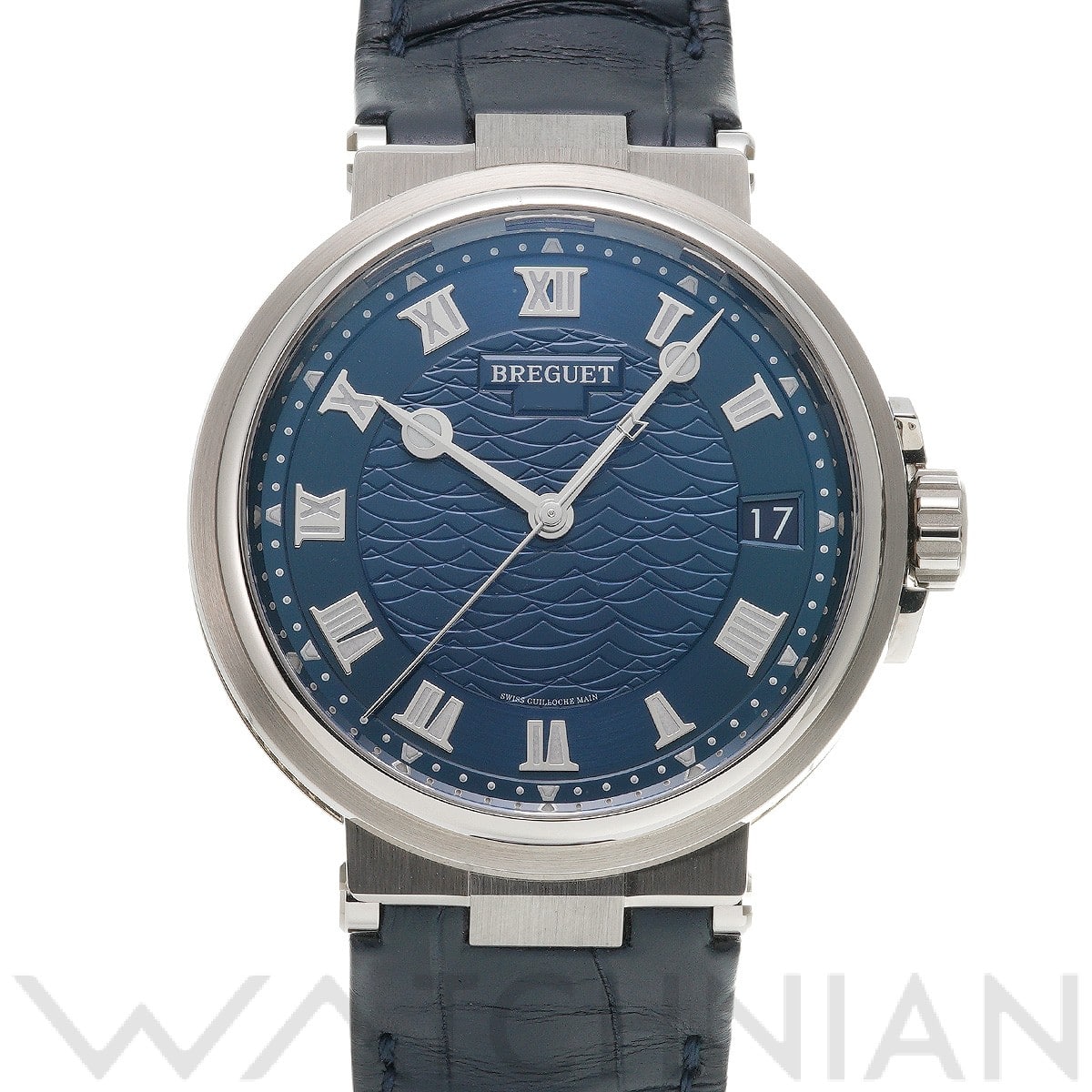 ブレゲ マリーン 5517BB/Y2/9ZU ブルー メンズ 時計 【中古】【wristwatch】
