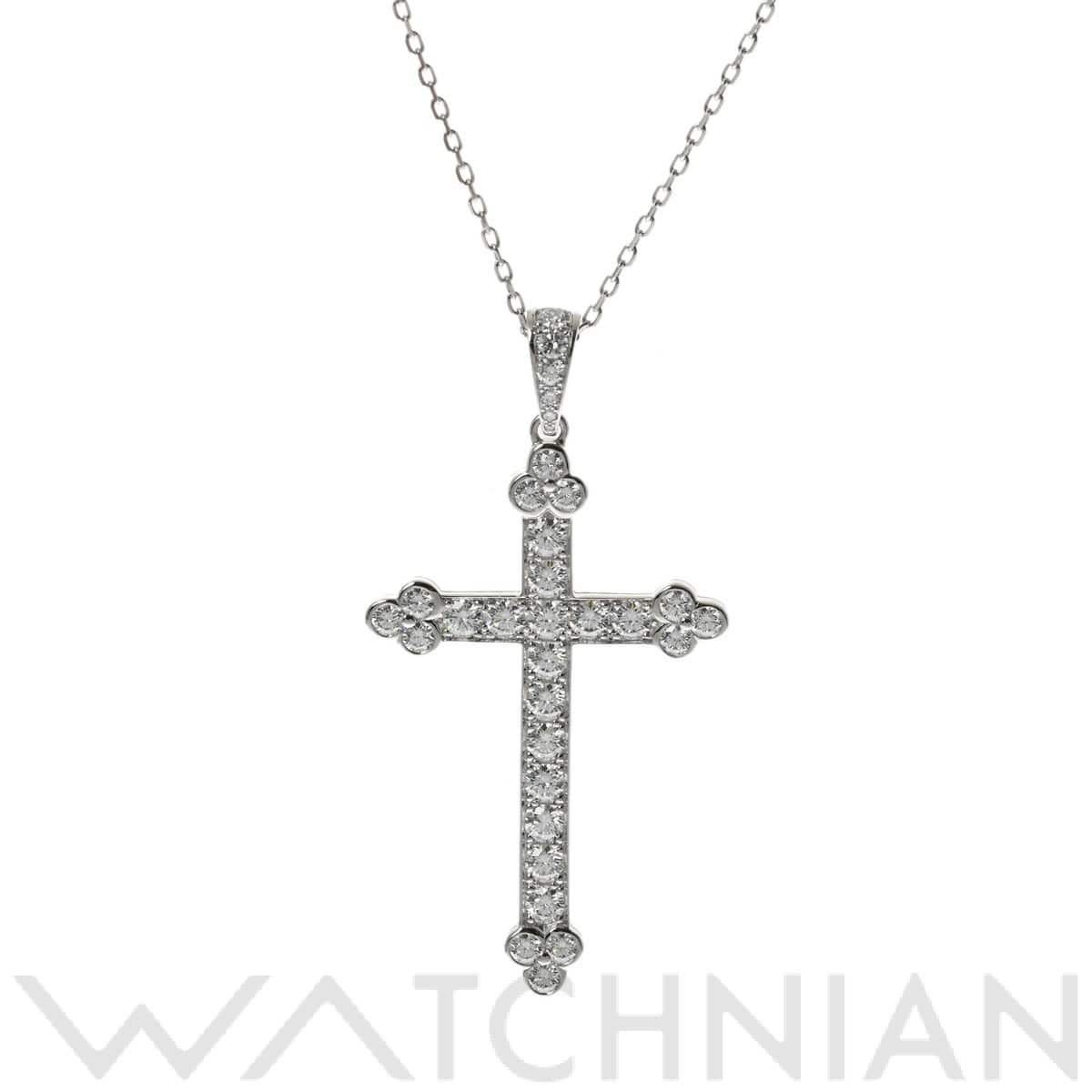 カルティエ ダイヤ クロス シルバー K18ホワイトゴールド WG レディース ジュエリー 【中古】【jewelry】