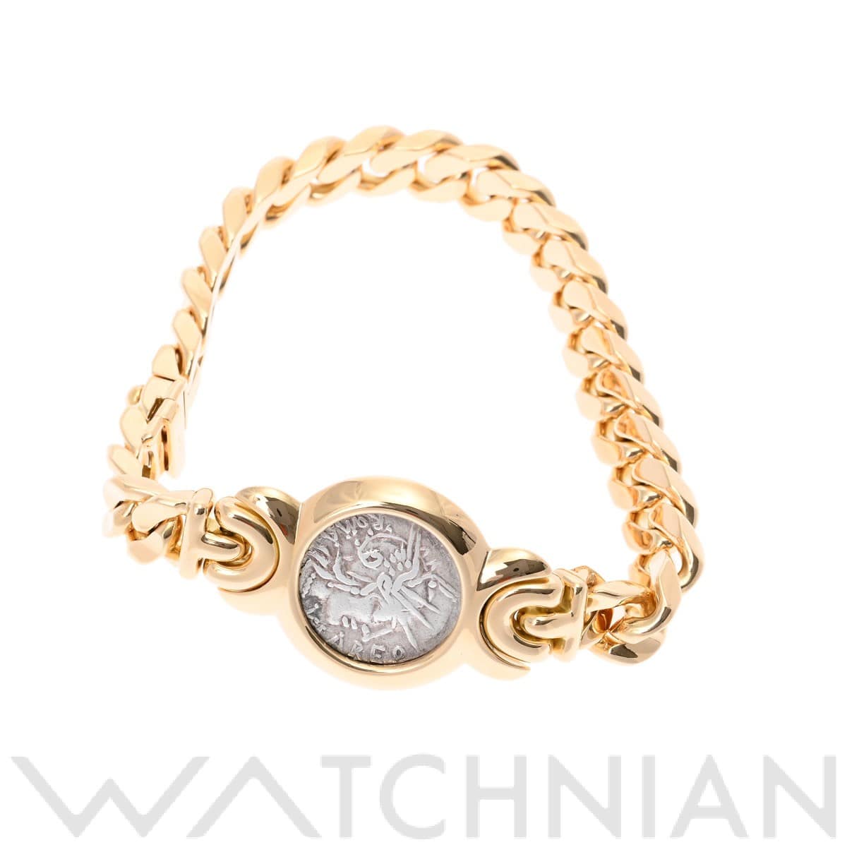ブルガリ モネーテ ブレスレット ゴールド K18イエローゴールド YG ユニセックス ジュエリー 【中古】【jewelry】