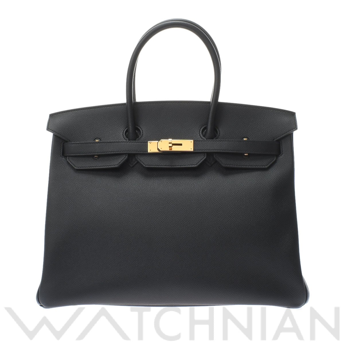 エルメス バーキン 35 ブラック/ゴールド金具 ヴォーエプソン ユニセックス バッグ 【未使用】【bag】